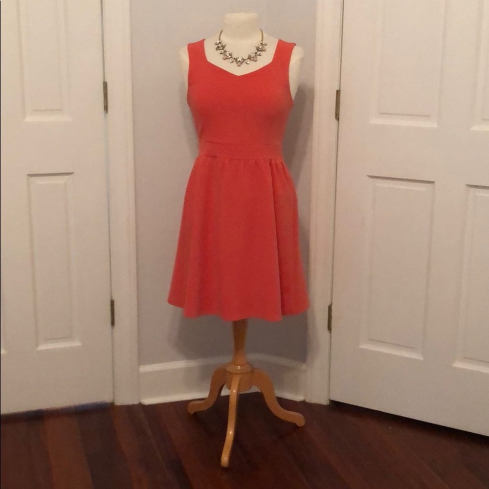 Francesca’s pink dress